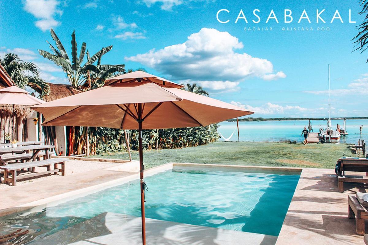 Hotel Casabakal - A Pie De Laguna - Bacalar Exterior foto